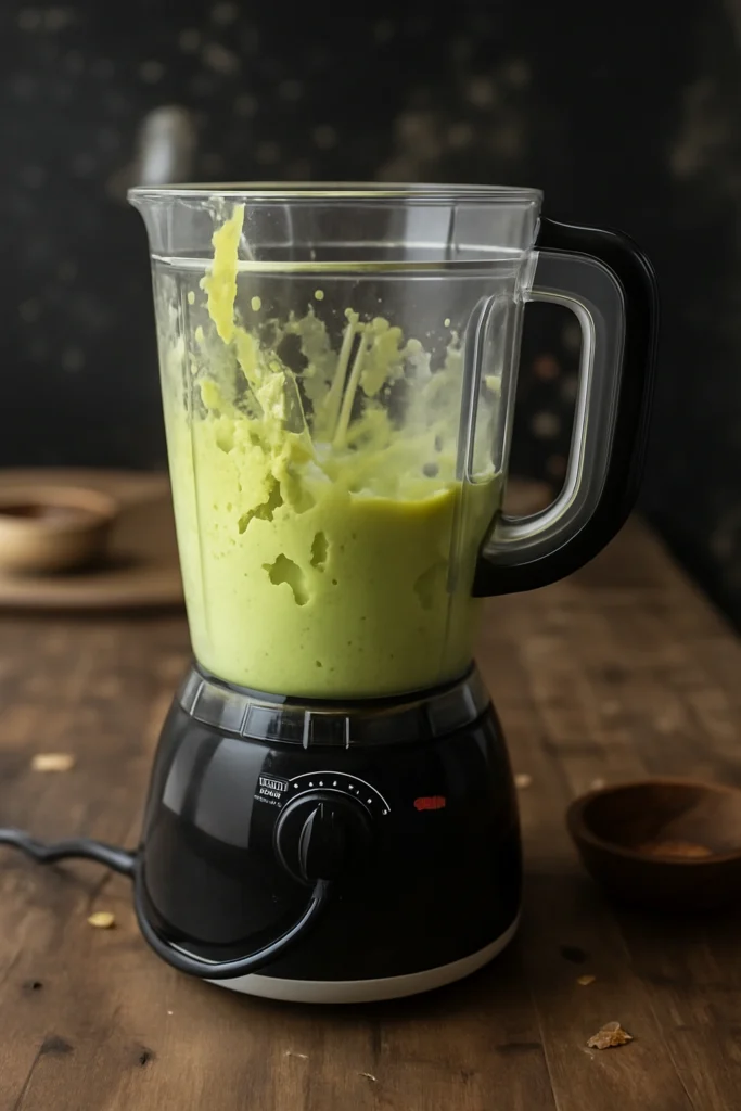 Steps for preparing avocado lime ice cream