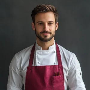 Smiling portrait of Tomas Hale, food enthusiast