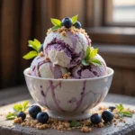 Blueberry Cheesecake Ice Cream – Easy No-Churn Recipe